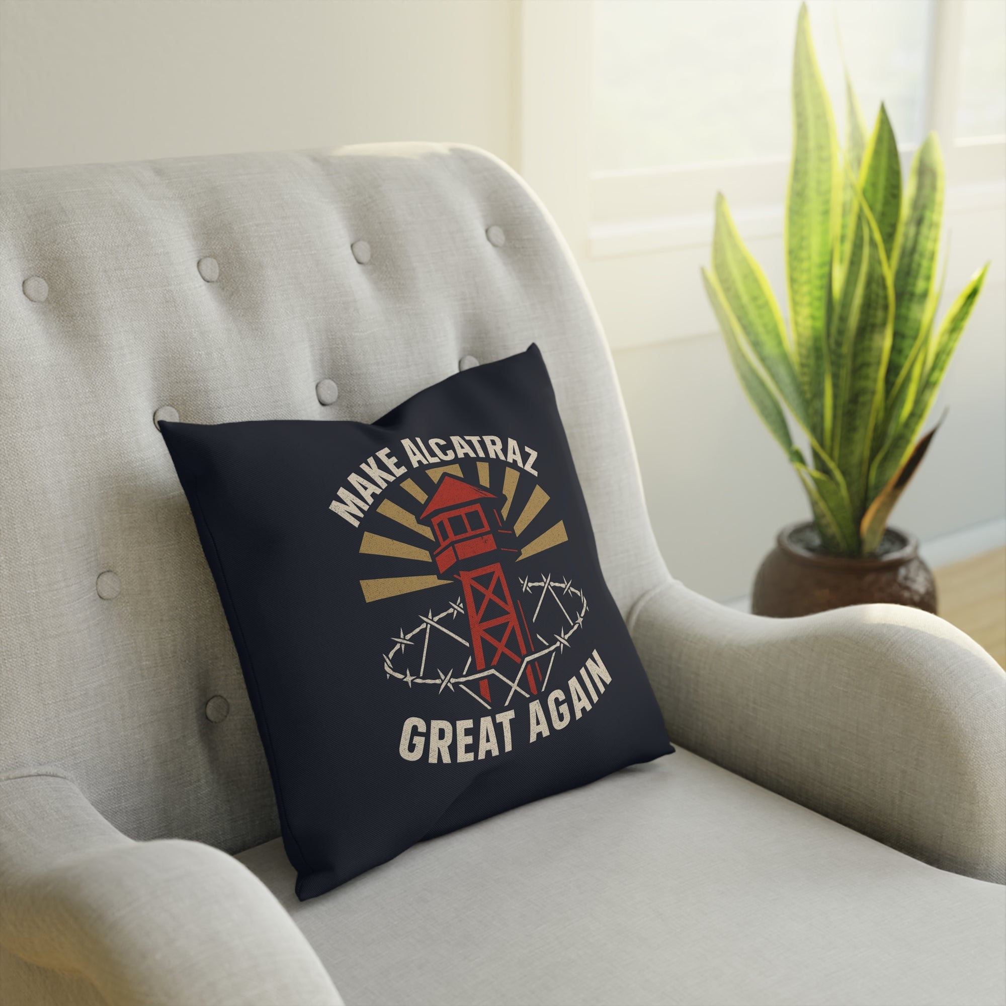 Make Alcatraz Great Again - 02 - Pillow
