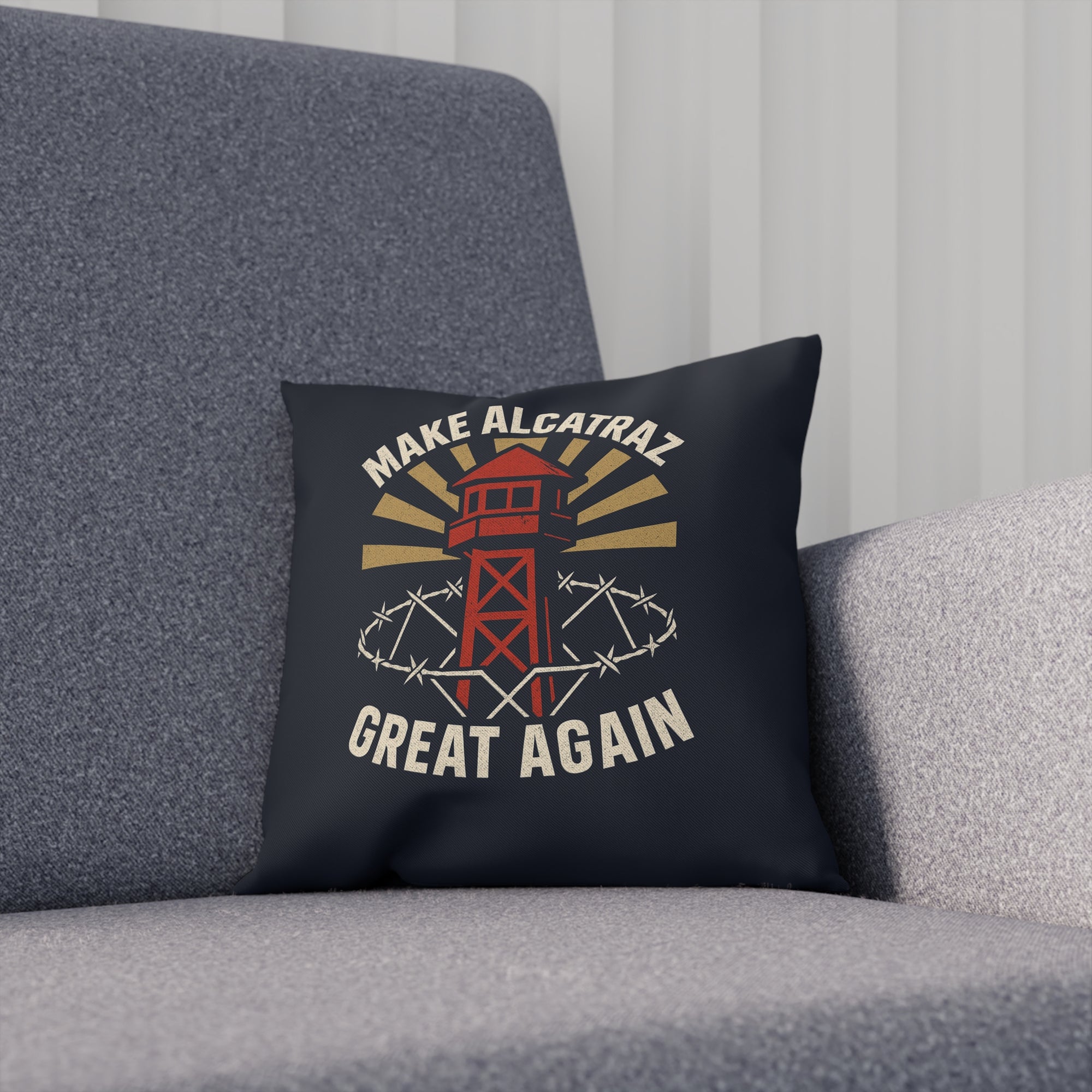 Make Alcatraz Great Again - 02 - Pillow