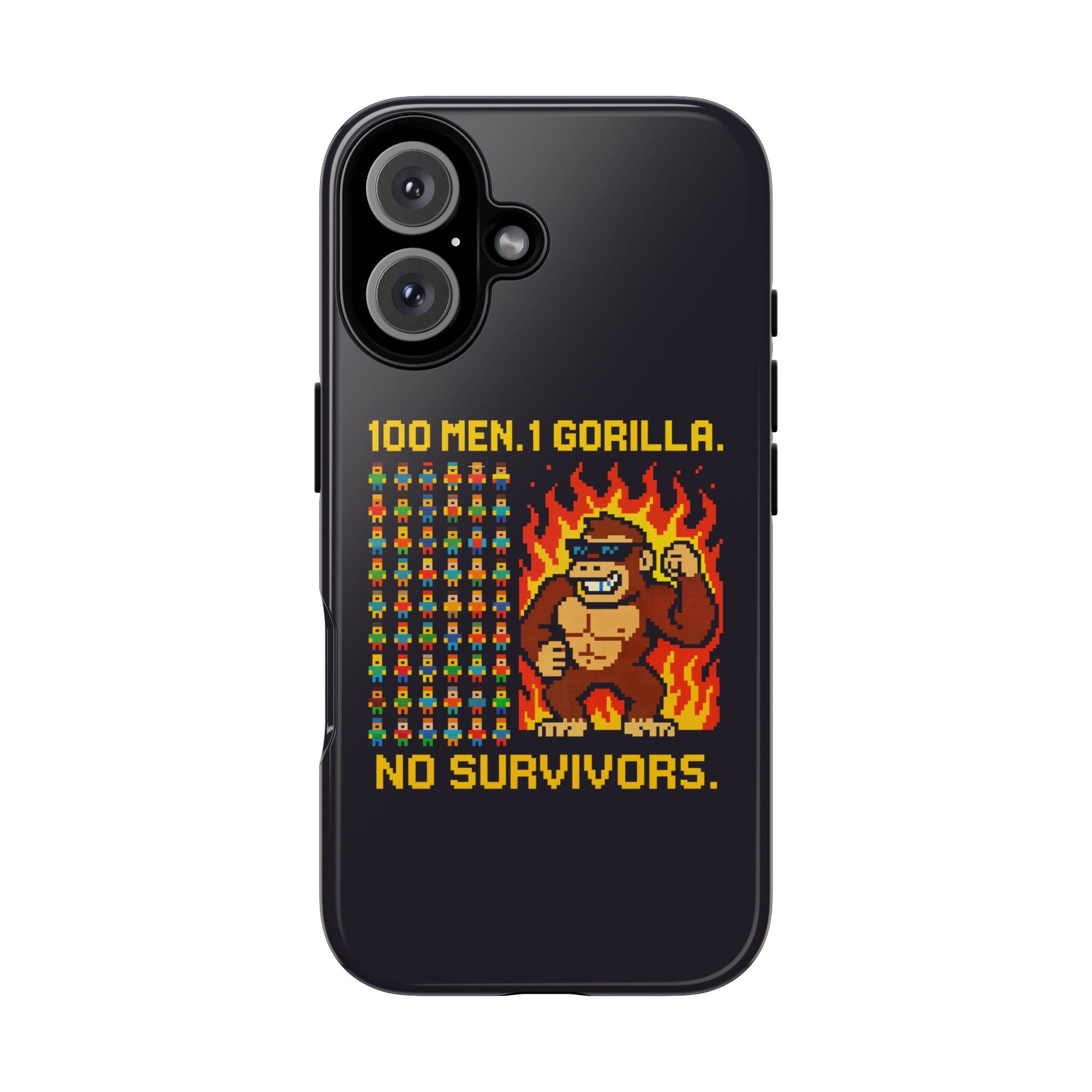 100 MEN. 1 GORILLA. NO SURVIVORS - 01 - Phone Case