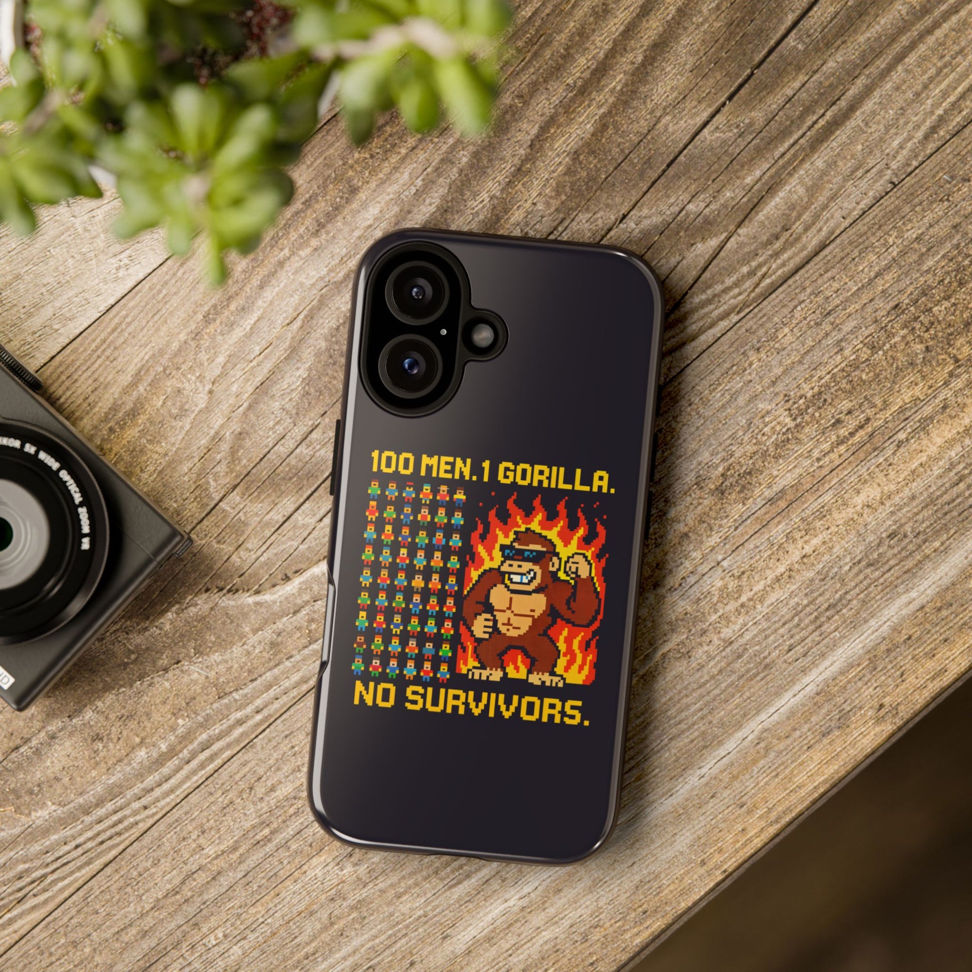 100 MEN. 1 GORILLA. NO SURVIVORS - 01 - Phone Case