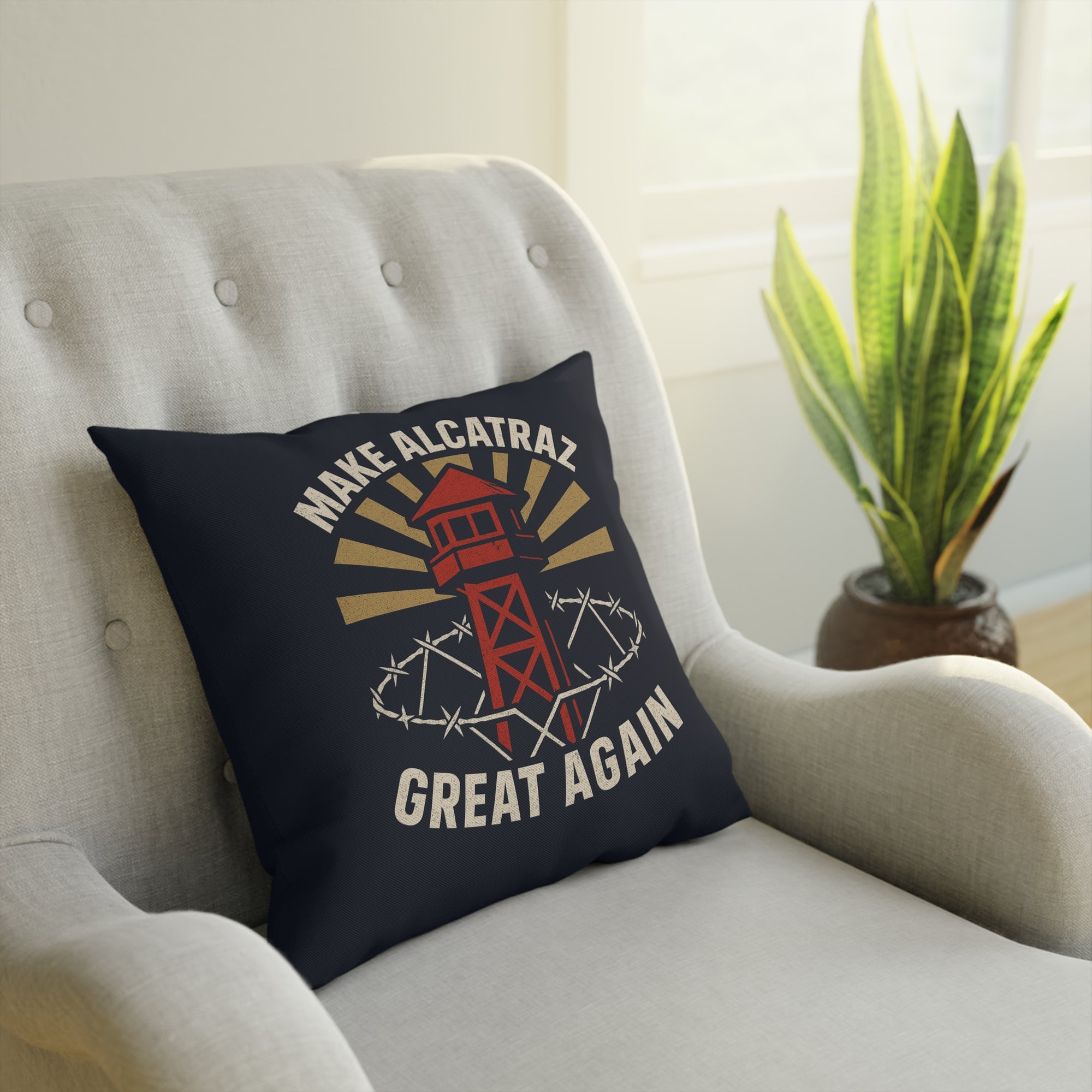 Make Alcatraz Great Again - 02 - Pillow