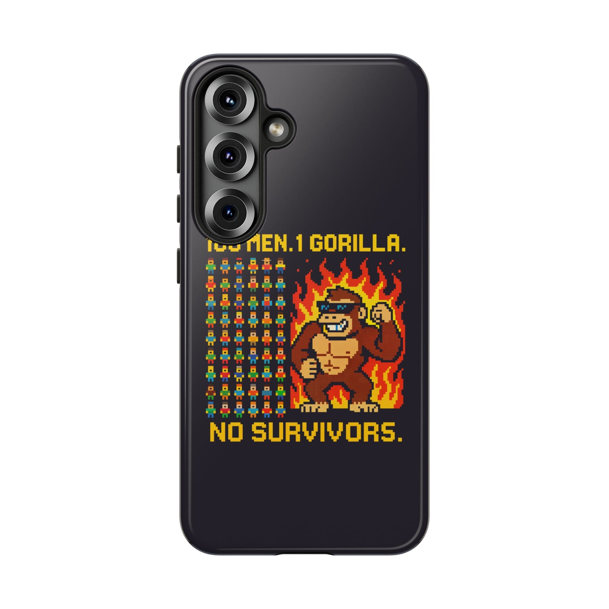 100 MEN. 1 GORILLA. NO SURVIVORS - 01 - Phone Case