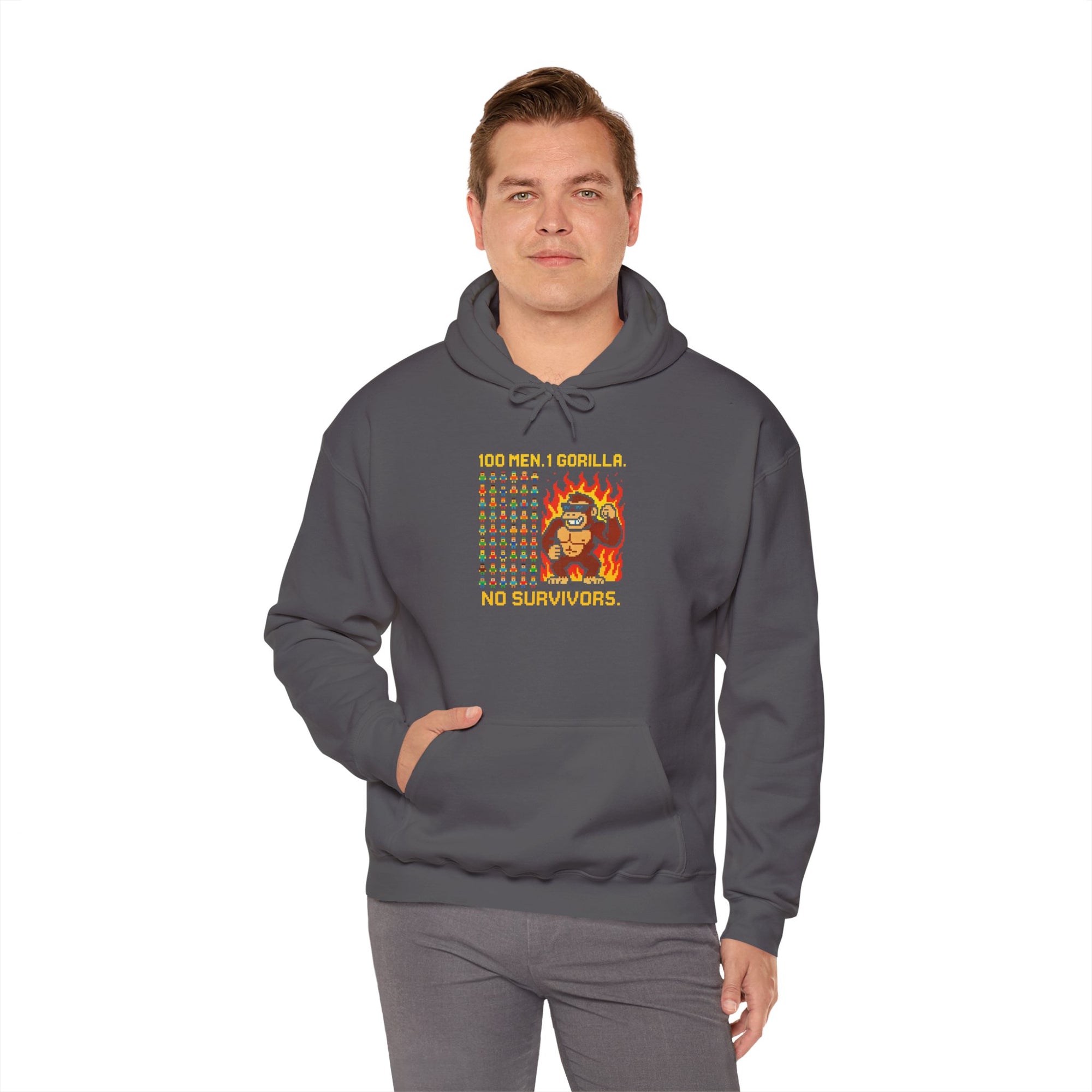 100 MEN. 1 GORILLA. NO SURVIVORS - 01 - Hoodie
