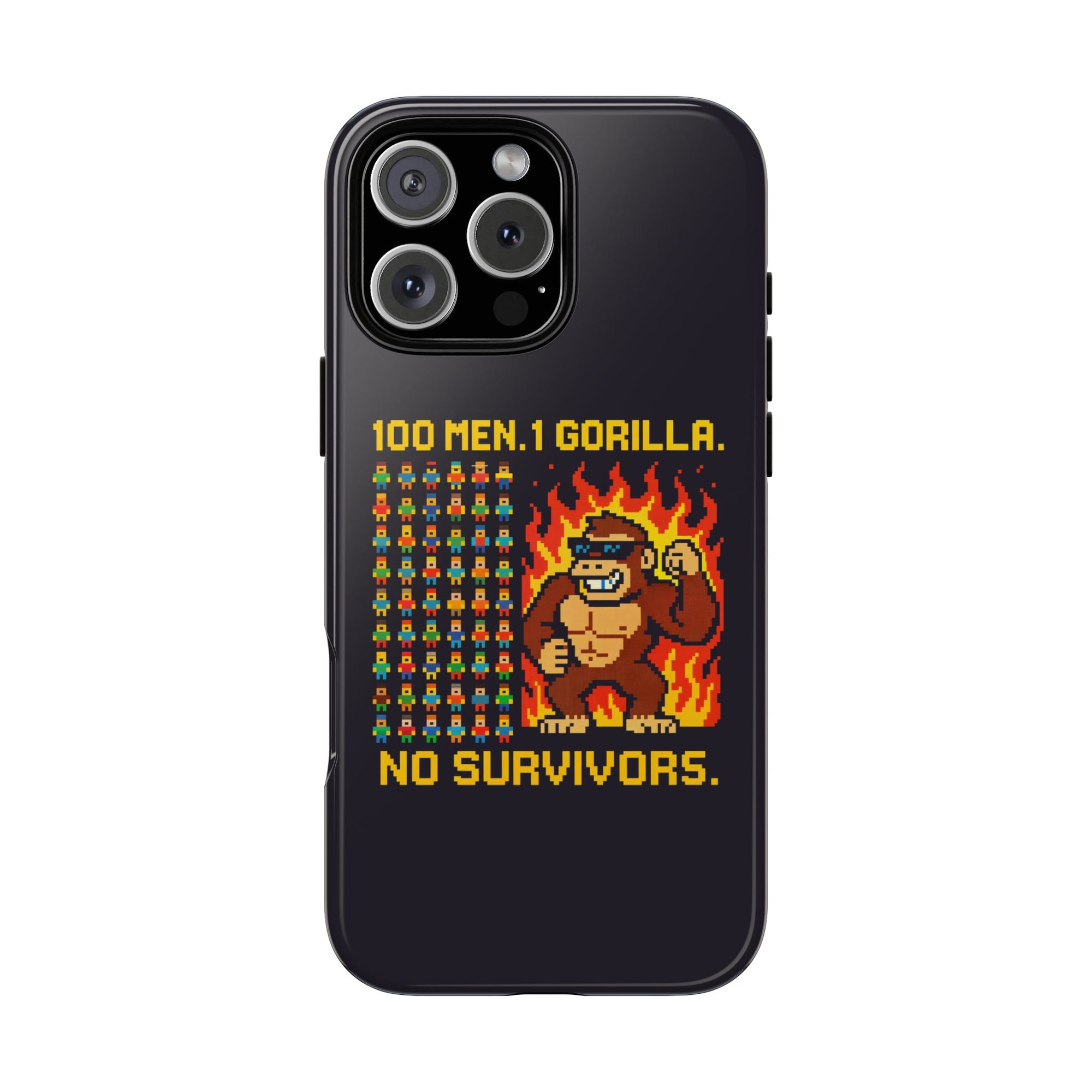 100 MEN. 1 GORILLA. NO SURVIVORS - 01 - Phone Case