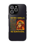 100 MEN. 1 GORILLA. NO SURVIVORS - 01 - Phone Case