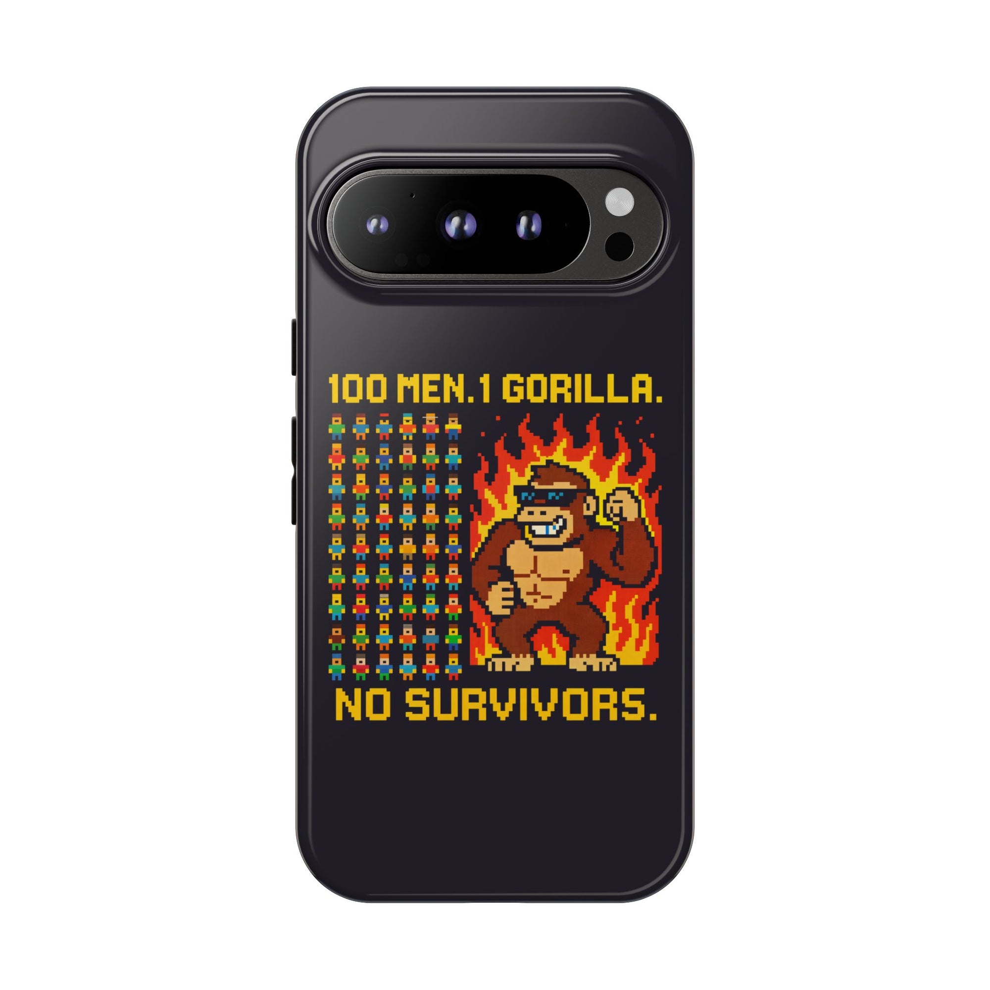100 MEN. 1 GORILLA. NO SURVIVORS - 01 - Phone Case