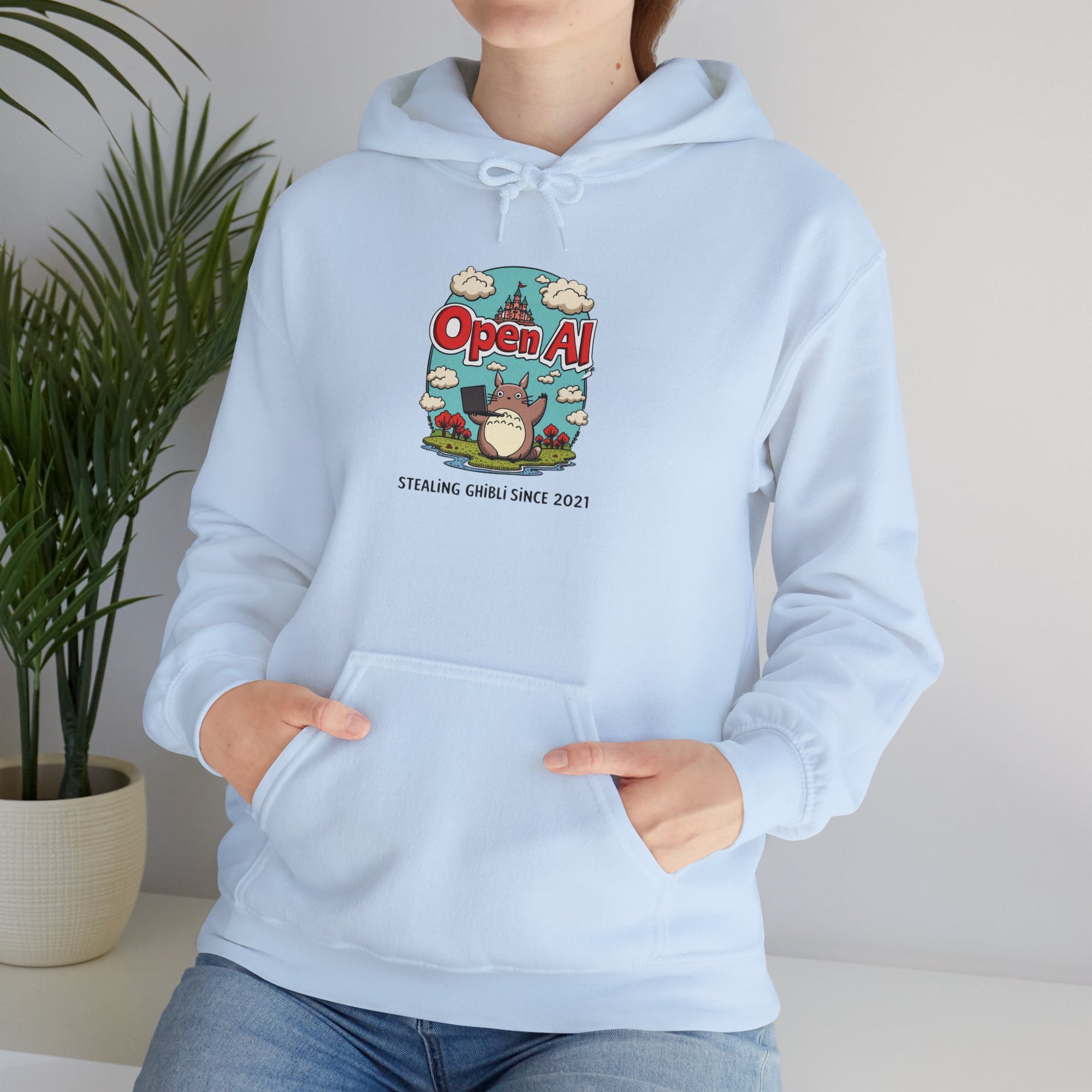 Open AI: Stealing Ghibli since 2021 - 04 - Hoodie