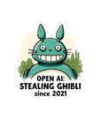 Open AI: Stealing Ghibli since 2021 - 03 - Sticker