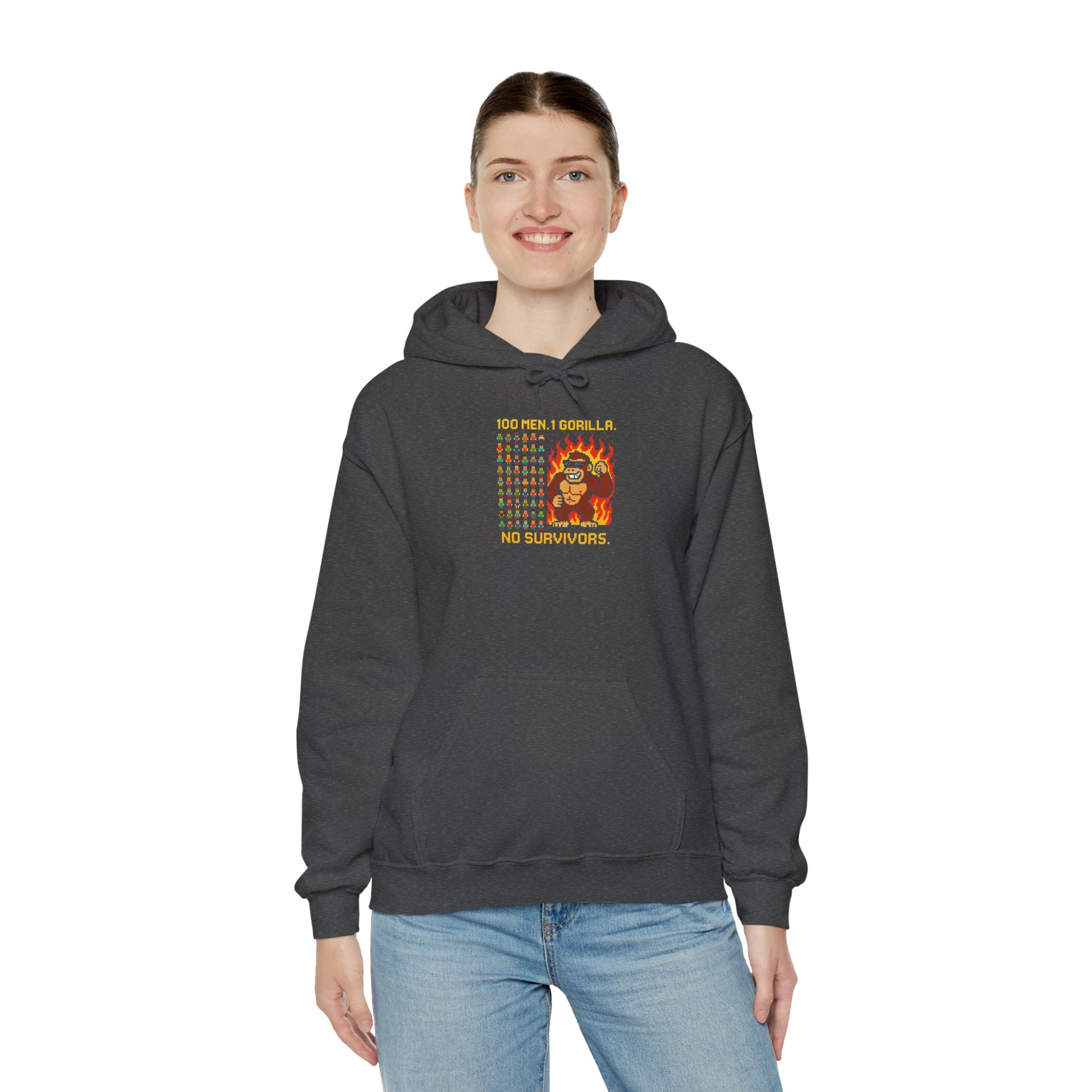 100 MEN. 1 GORILLA. NO SURVIVORS - 01 - Hoodie