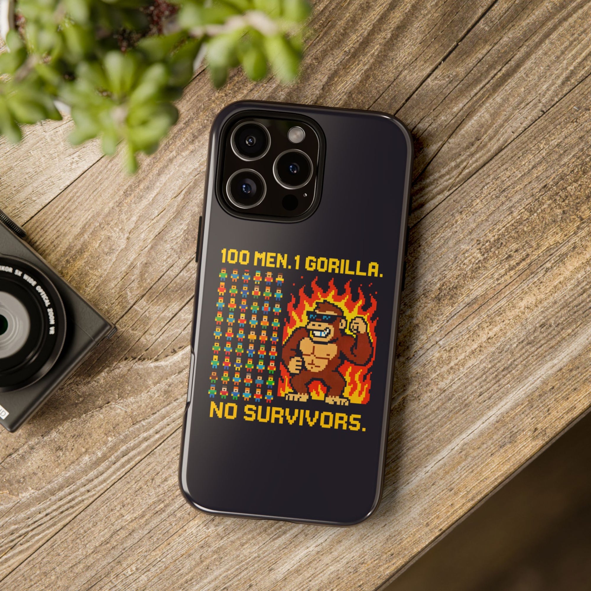 100 MEN. 1 GORILLA. NO SURVIVORS - 01 - Phone Case