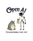 Open AI: Stealing Ghibli since 2021 - 07 - Sticker