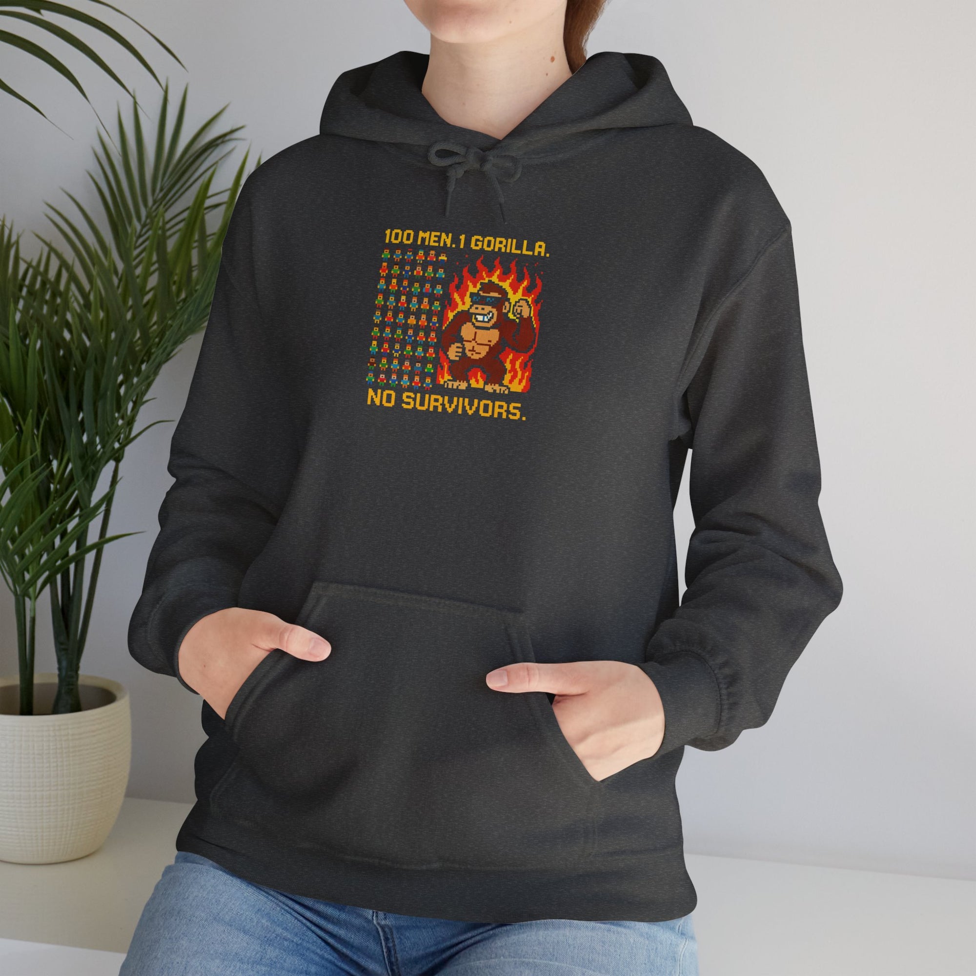 100 MEN. 1 GORILLA. NO SURVIVORS - 01 - Hoodie
