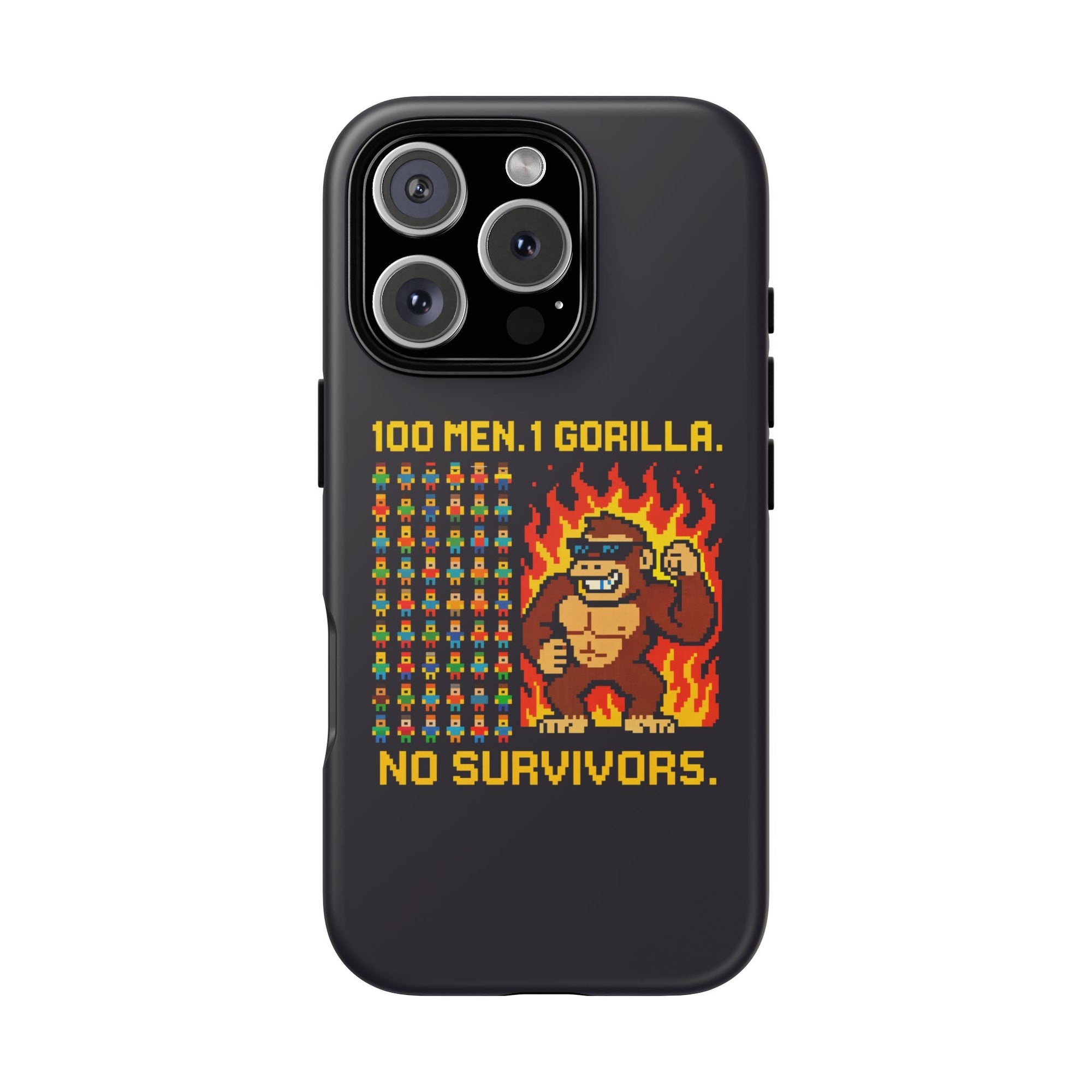 100 MEN. 1 GORILLA. NO SURVIVORS - 01 - Phone Case