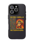 100 MEN. 1 GORILLA. NO SURVIVORS - 01 - Phone Case