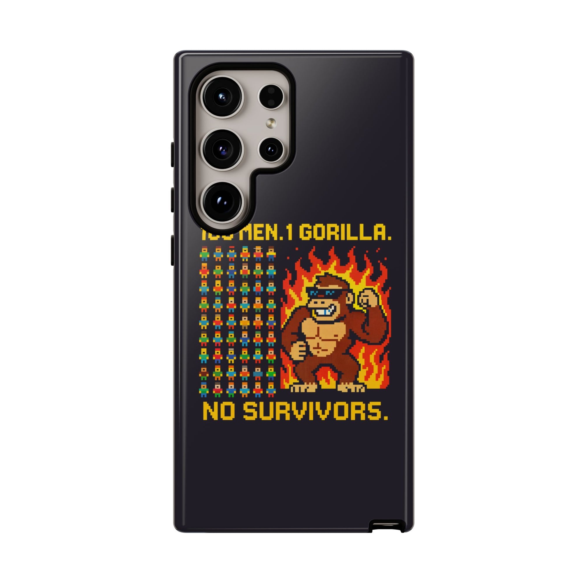 100 MEN. 1 GORILLA. NO SURVIVORS - 01 - Phone Case