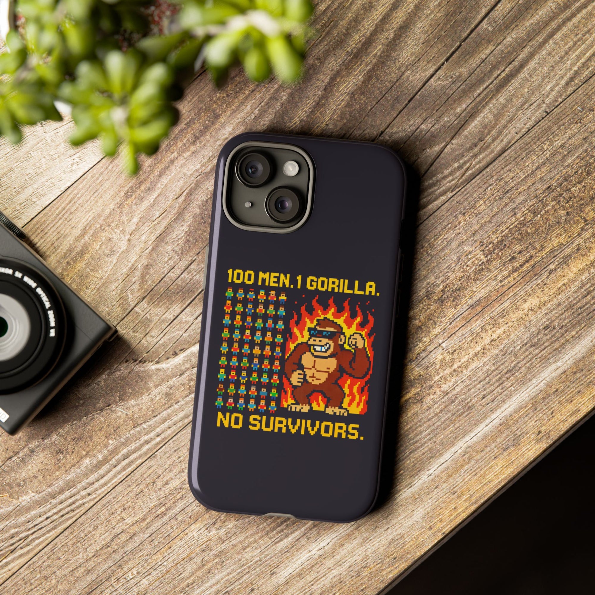 100 MEN. 1 GORILLA. NO SURVIVORS - 01 - Phone Case