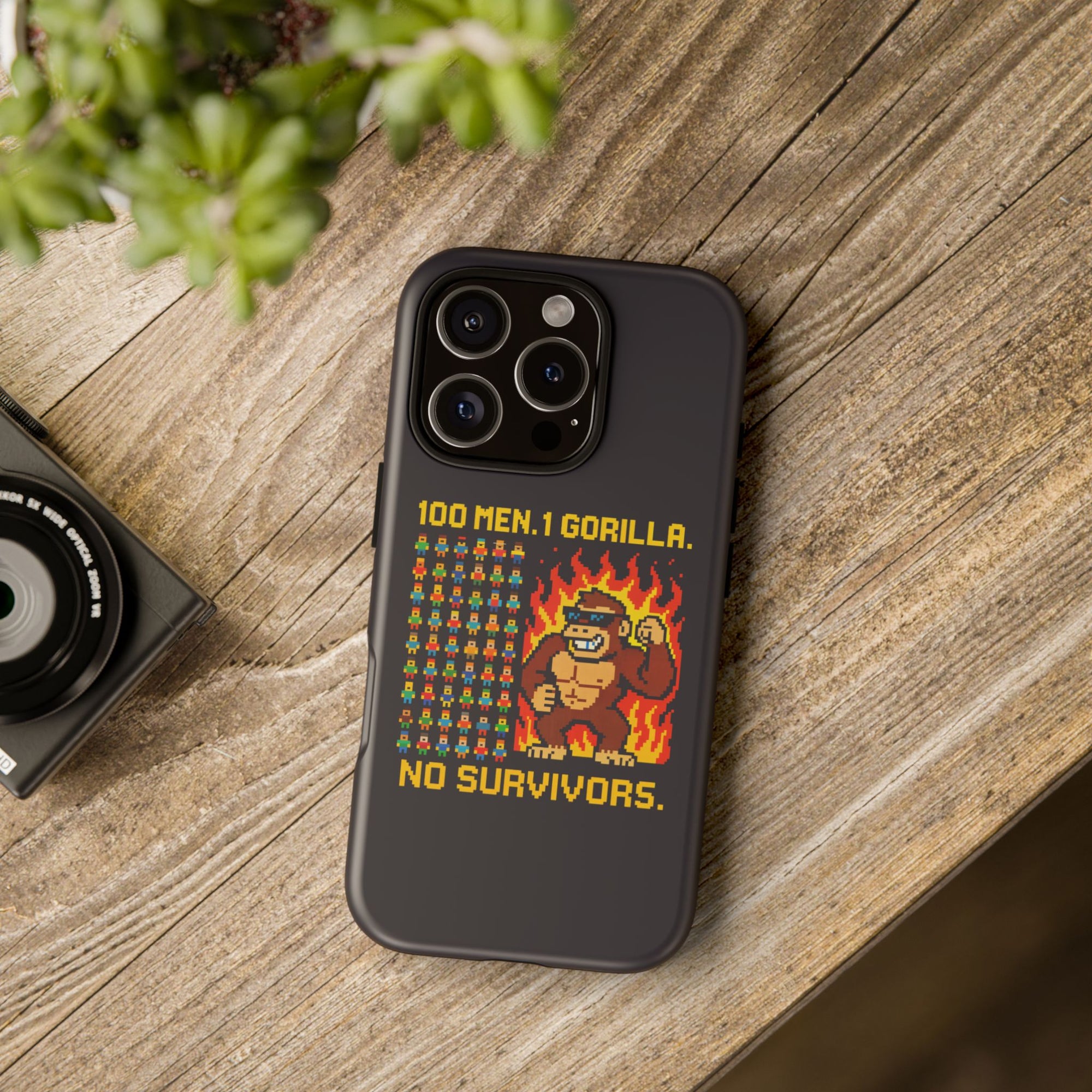 100 MEN. 1 GORILLA. NO SURVIVORS - 01 - Phone Case