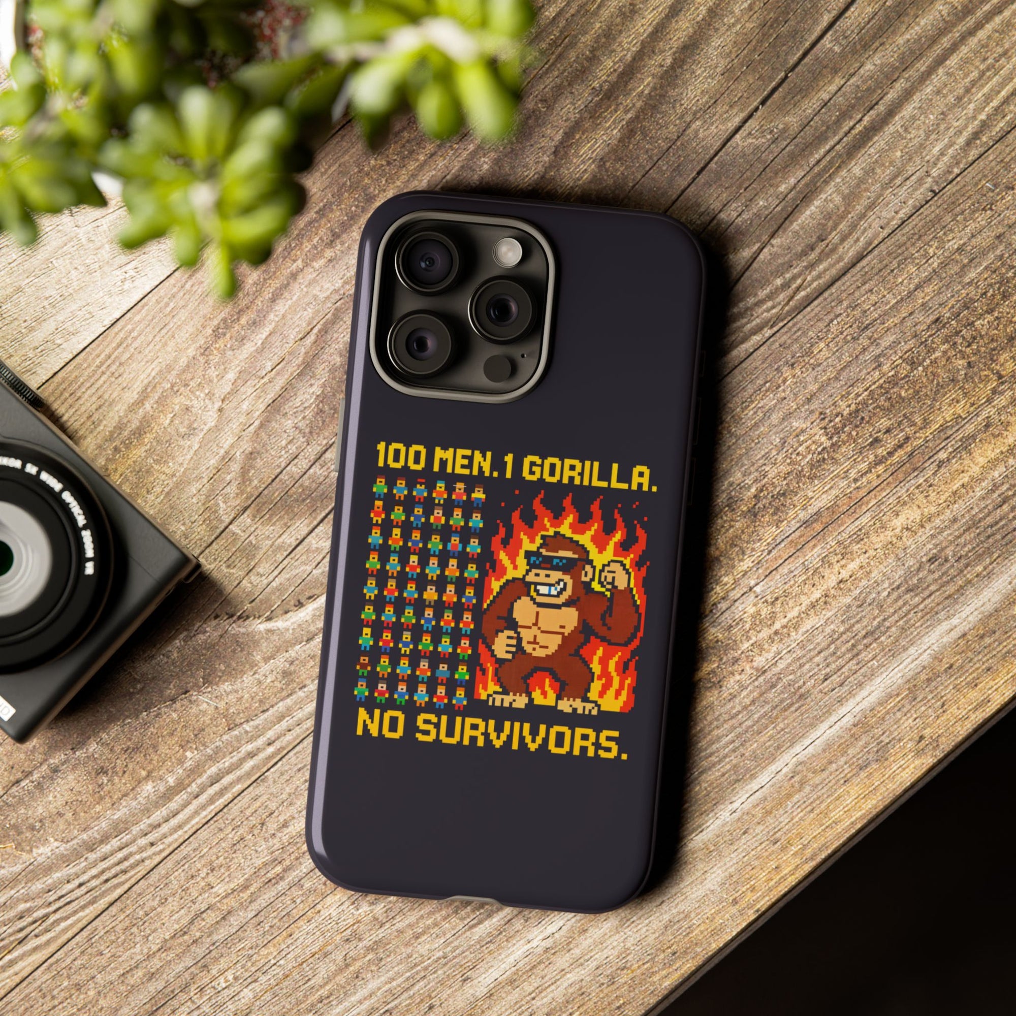 100 MEN. 1 GORILLA. NO SURVIVORS - 01 - Phone Case