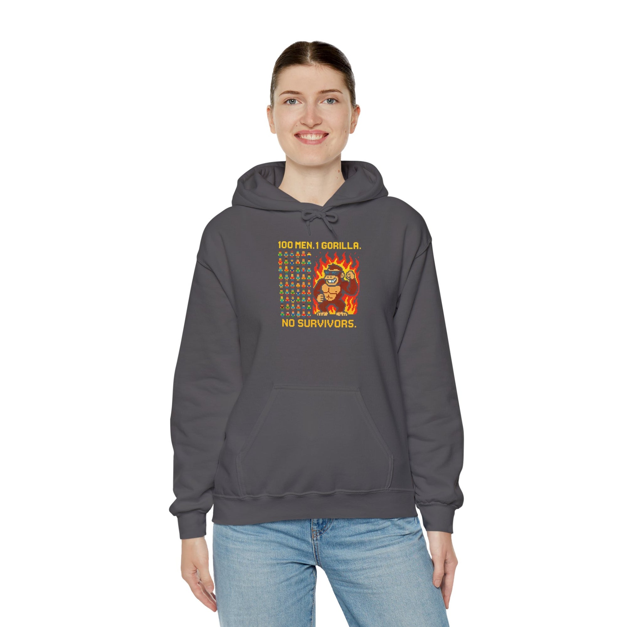 100 MEN. 1 GORILLA. NO SURVIVORS - 01 - Hoodie