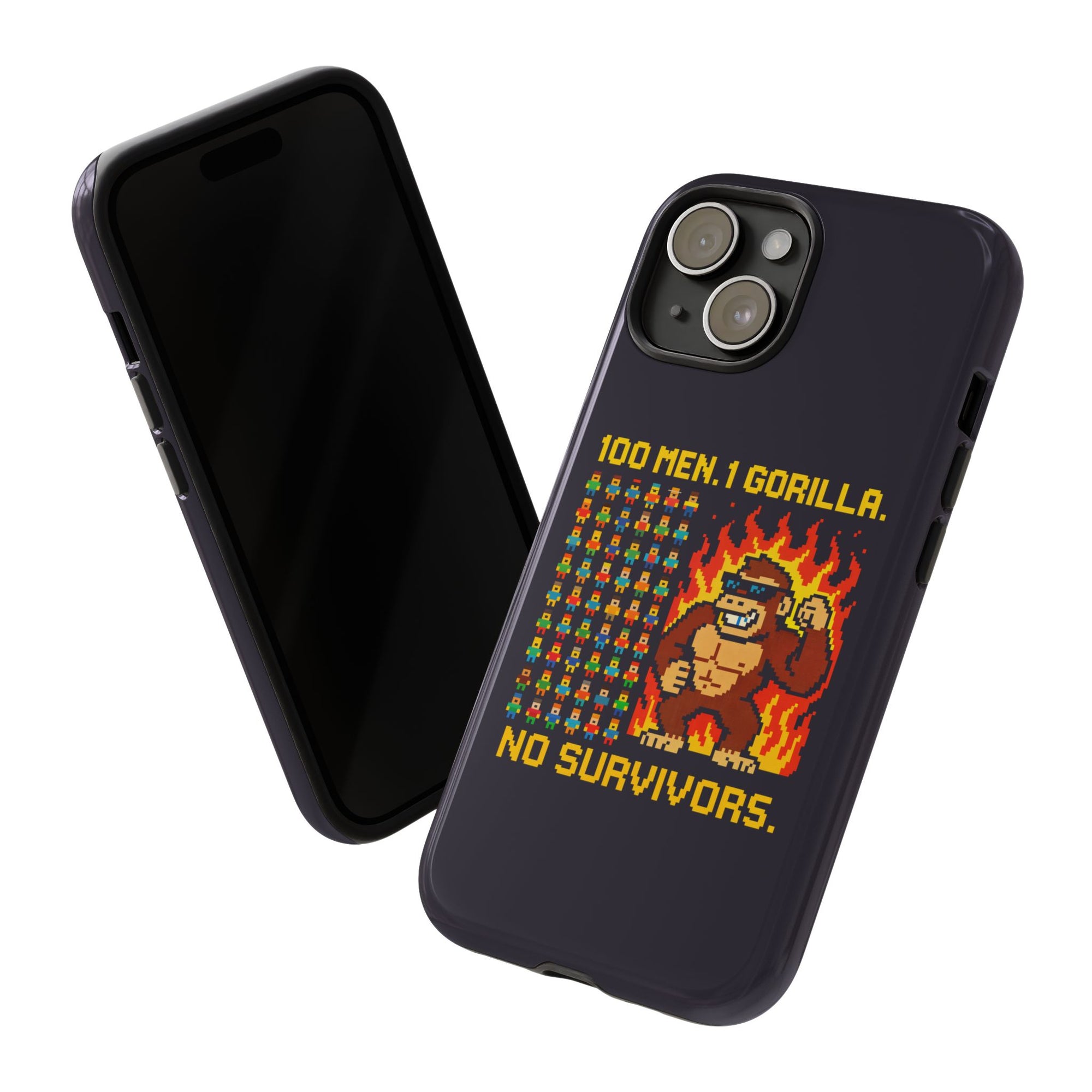 100 MEN. 1 GORILLA. NO SURVIVORS - 01 - Phone Case