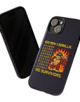 100 MEN. 1 GORILLA. NO SURVIVORS - 01 - Phone Case