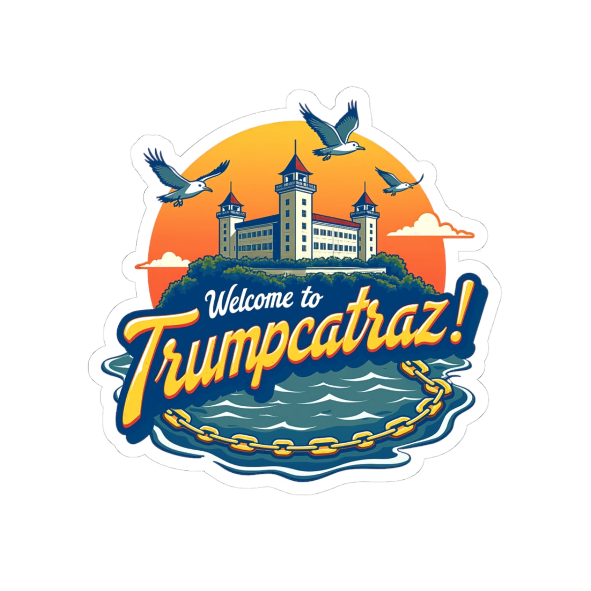 Welcome to Trumpcatraz! - 02 - Sticker