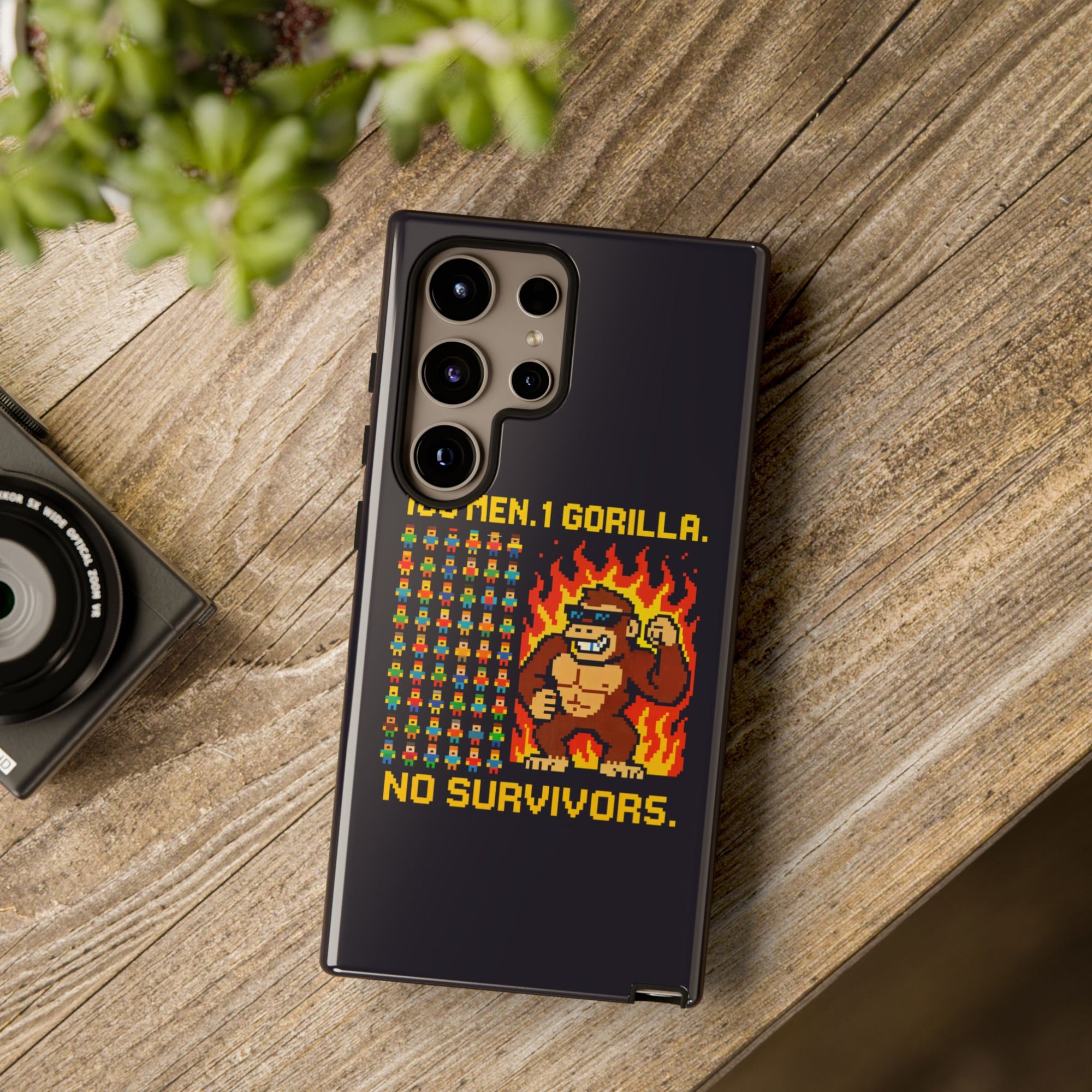100 MEN. 1 GORILLA. NO SURVIVORS - 01 - Phone Case