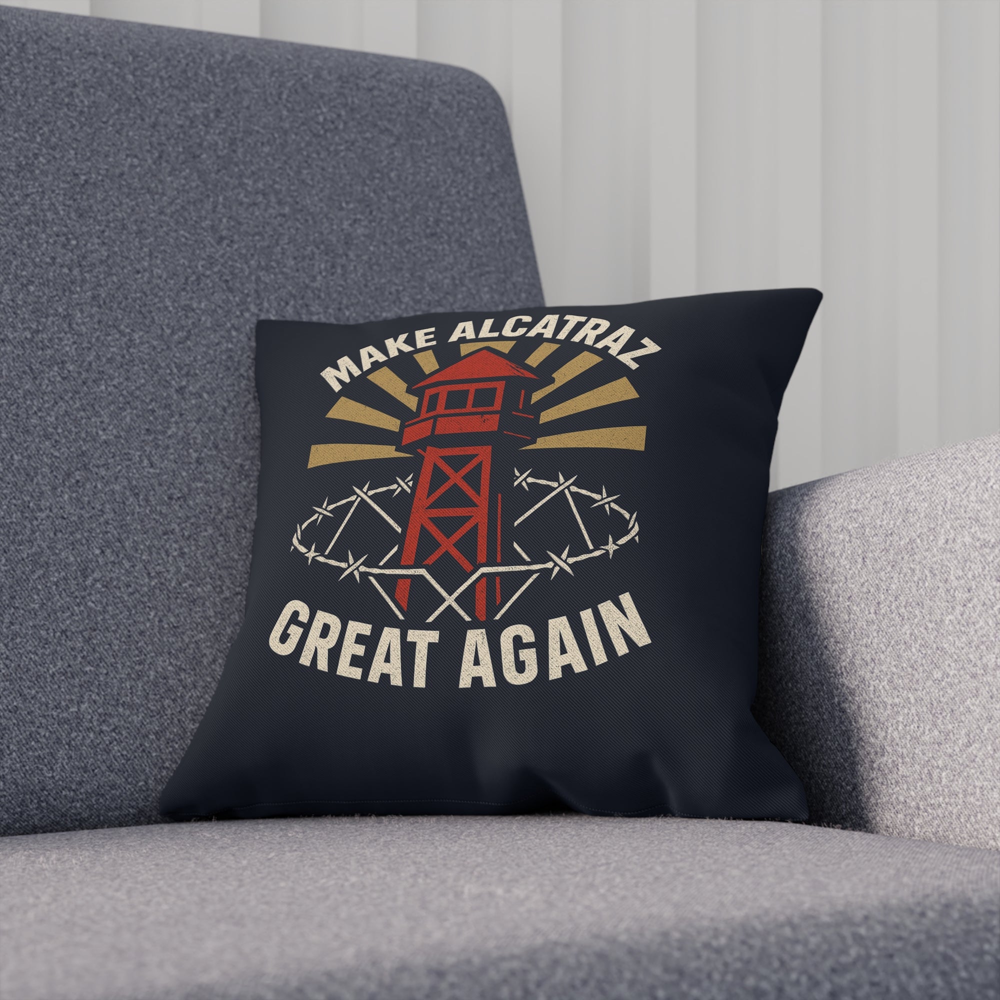 Make Alcatraz Great Again - 02 - Pillow