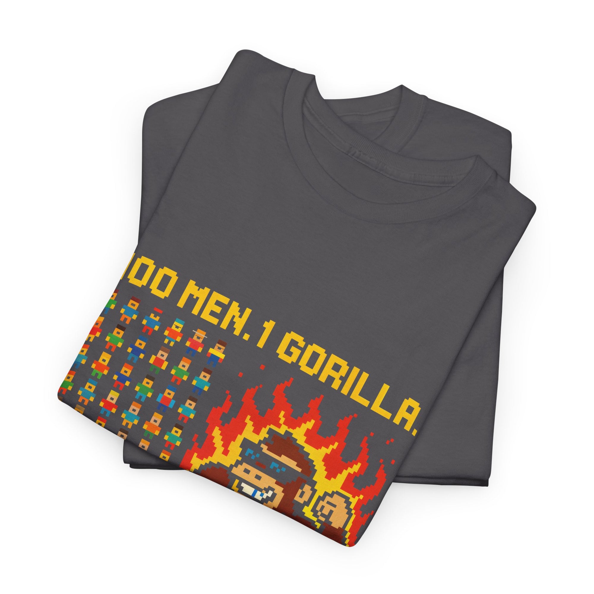 100 MEN. 1 GORILLA. NO SURVIVORS - 01 - T-Shirt